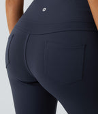 Legging yoga capri évasé taille haute DayStretch avec poches