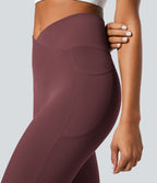 Softlyzero™ Legging Unis Poches Croisées