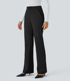 Pantalon tailleur ajusté zippé taille haute Halara Flex™ avec poches