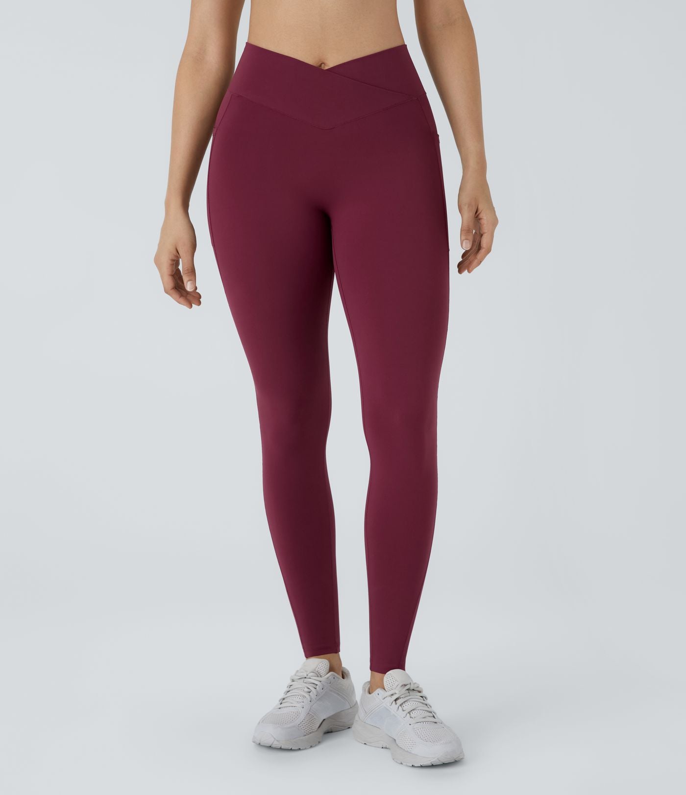 Patitoff™ 2.0 Legging Yoga Résistant Poils d'Animaux Taille Haute Croisée Poches Latérales