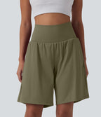Short de yoga 2-en-1 SoftlyZero™ Airy taille très haute effet frais InstantCool 22,8 cm avec poches