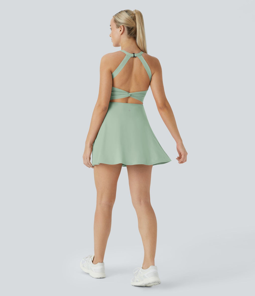 Softlyzero™ Airy Robe Sport Torsadée Dos Nu Édition Easy Peasy