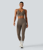 Brassière de sport yoga maintien léger sans couture OneForm Seamless Flow