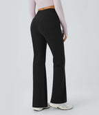 Legging évasé uni taille haute DayStretch avec poches