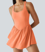 Robe de sport mini 2-en-1 Breezeful™ corset fluide séchage rapide avec poche padel/pickleball A-C
