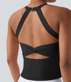 Débardeur yoga SoftlyZero™ Plush à découpes A-D