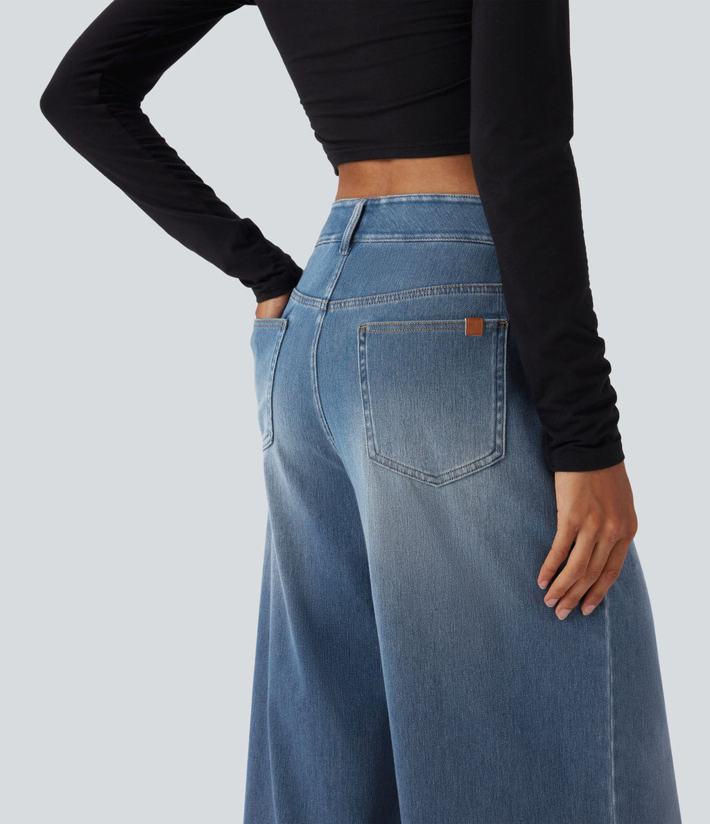 Jean large Halara Flex™ taille mi-haute avec poches