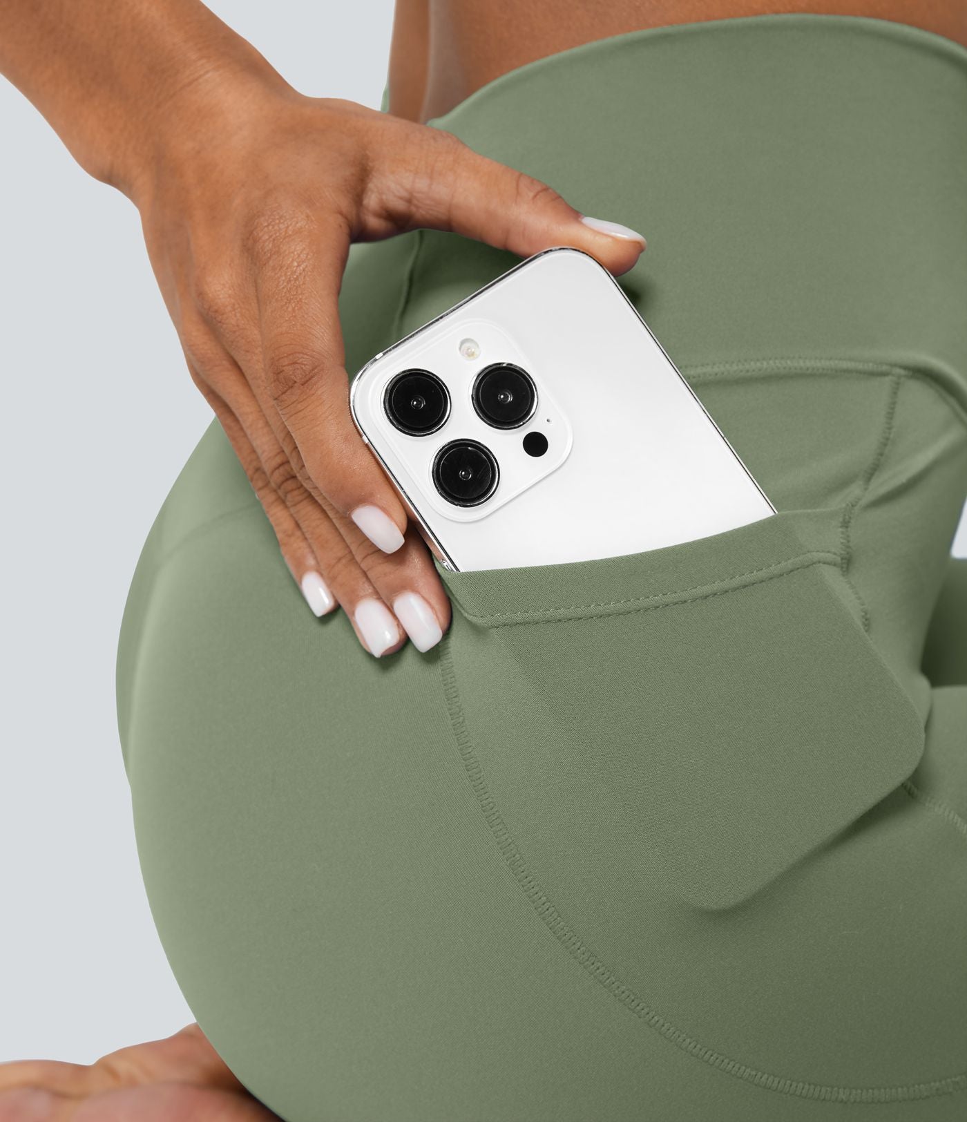 Softlyzero™ Legging Unis Poches Croisées