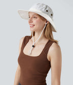 Chapeau de soleil large bord réglable - UPF40+