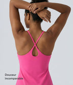 Robe de sport SoftlyZero™ Plush dos nu A-C