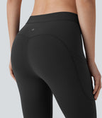 Legging corsaire de randonnée à taille haute et poches latérales UltraSculpt™ Halara