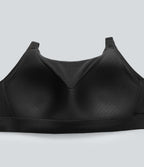 Brassière de sport d'entraînement maintien moyen col U dos nu avec boucle ajustable et [coque moulée 3D]