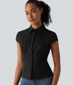 Chemise casual manches courtes séchage rapide