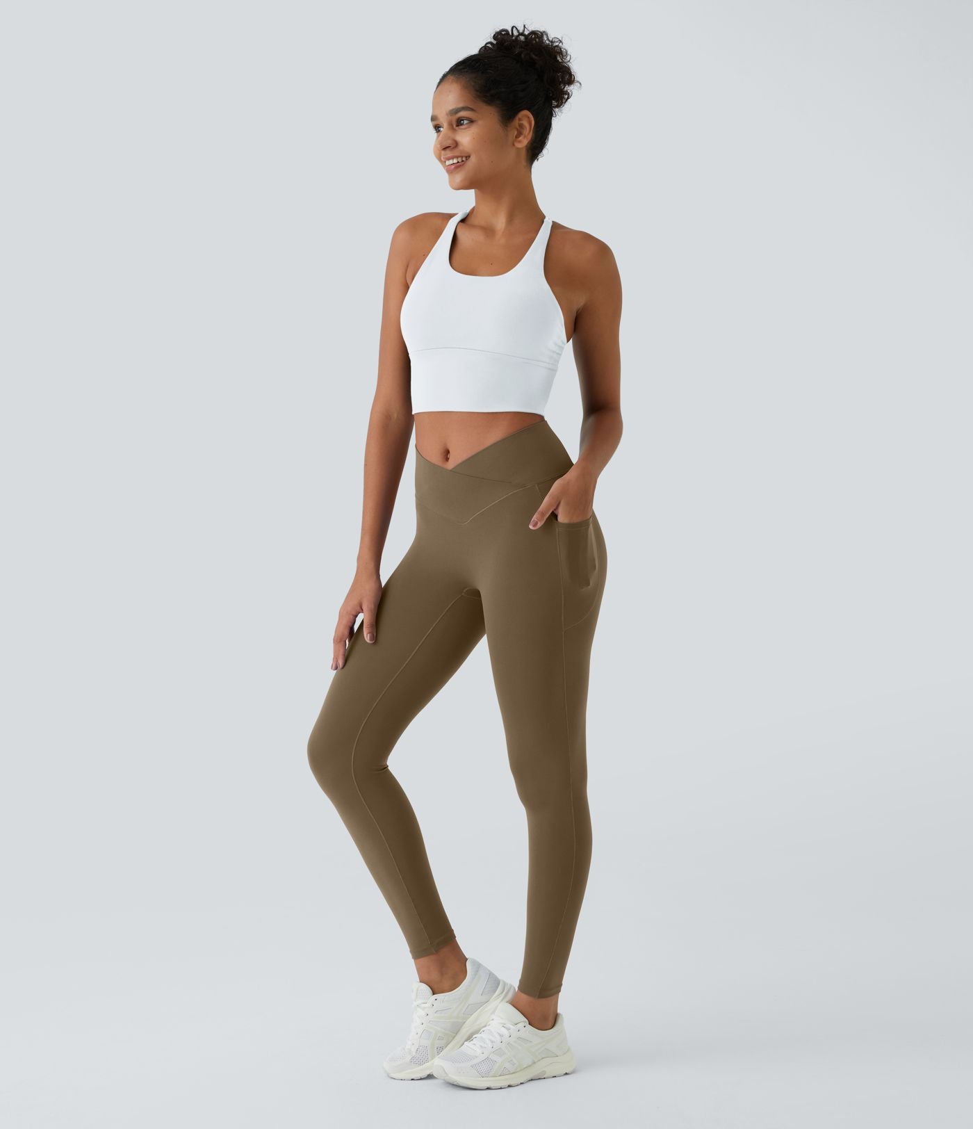 Softlyzero™ Legging Unis Poches Croisées