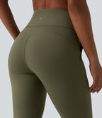 Pantalon yoga Halara UltraSculpt™ coupe corsaire effet ventre plat, taille haute, ourlet fendu avec poches