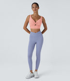 Brassière yoga SoftlyZero™ Airy maintien léger découpes effet frais InstantCool, bonnets A-D, protection solaire UPF50+