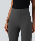 Pantalon de travail droit gainant taille haute avec poches Halara UltraSculpt™