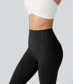 Legging corsaire de sport gainant Halara UltraSculpt™ taille haute, anti-roulis et gainant, avec poches