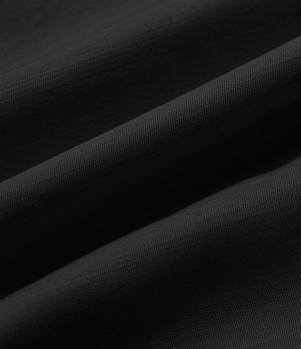Pantalon large fluide taille haute en lin mélangé avec poches et liens latéraux