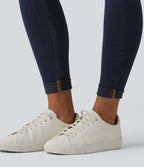 Legging 7/8 casual denim Halara Flex™ gainant taille haute avec poches