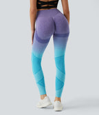 Legging running taille haute dégradé sans couture OneForm Seamless Flow