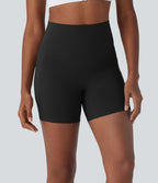 Short cycliste 12,5 cm d'entraînement gainant galbant taille haute avec poches Halara UltraSculpt™