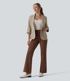 Blazer de travail col châle manches 3/4 avec poches