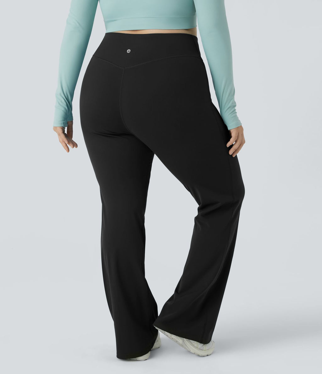 Legging évasé pleine longueur grande taille croisé taille haute DayStretch