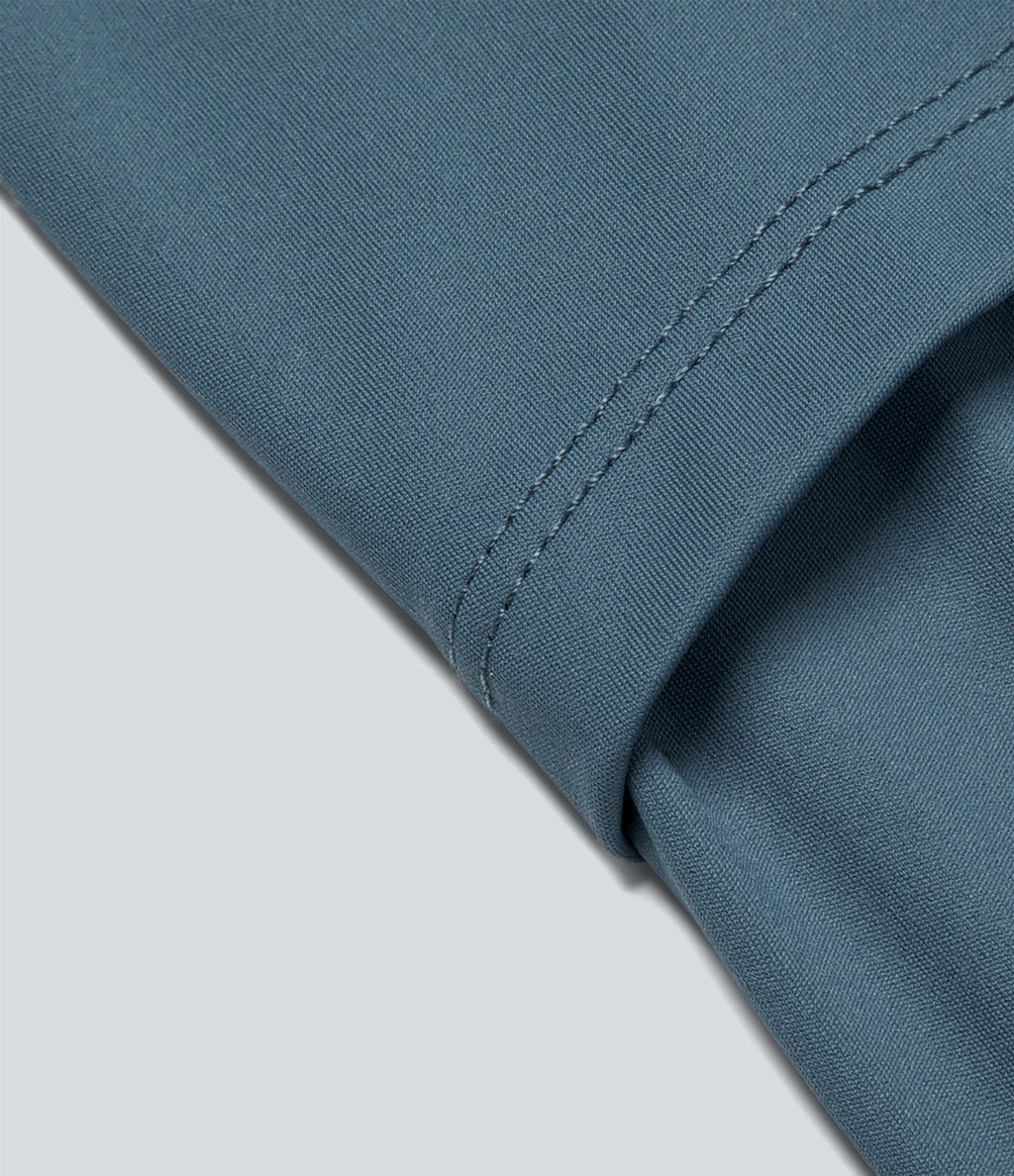 Jupe Casual Évasée Fluide 2 en 1 en Maille Contrastée Taille Haute Cordon de Serrage Poche Latérale