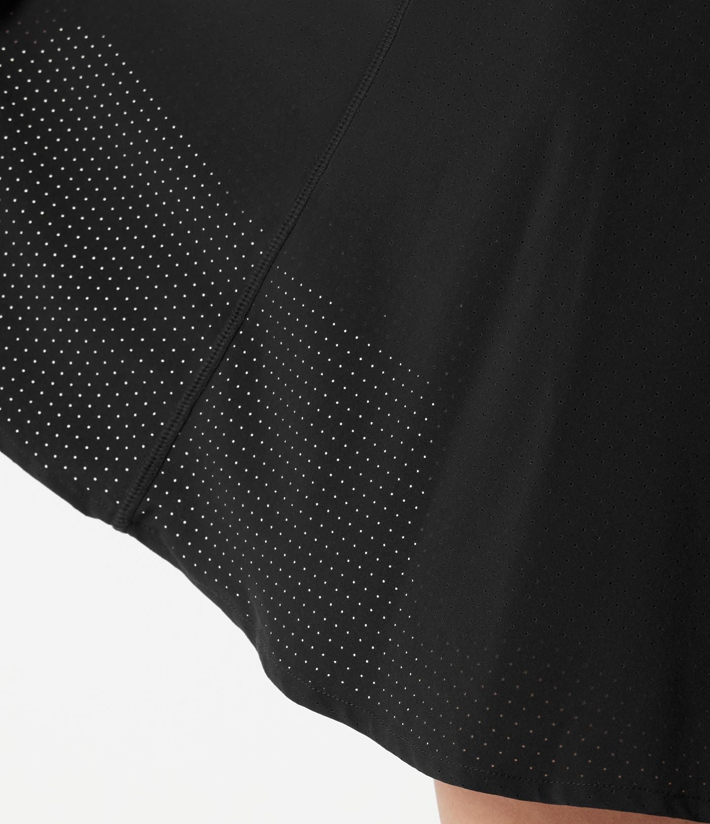 Jupe mini de tennis 2-en-1, taille haute, séchage rapide, à poches