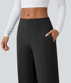 Pantalon large taille moyenne DayStretch avec poches