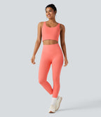 Legging d'entraînement gainant galbant taille haute avec poches Halara UltraSculpt™