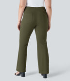 Pantalon tailleur taille haute grande taille Halara Flex™ avec poches