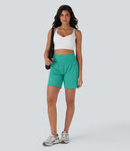 Short de yoga SoftlyZero™ Airy 2-en-1 taille très haute avec poches et effet frais InstantCool 17,5 cm