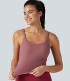 Débardeur de danse dos nu col U avec soutien-gorge intégré
