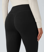 Jogging chauffant taille haute avec cordon de serrage Halara HeatCore avec poches