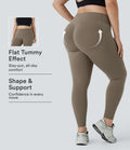 Legging d'entraînement gainant galbant taille haute grande taille avec effet scrunch et poches Halara UltraSculpt™