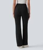 Pantalon tailleur Halara Flex™ évasé asymétrique taille haute avec poches