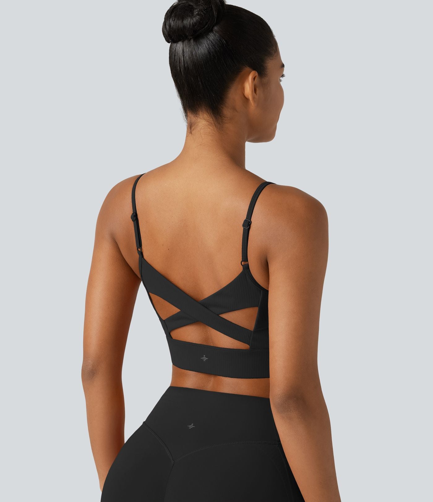 Brassière de sport et de yoga Halara UltraSculpt™ côtelé à maintien léger