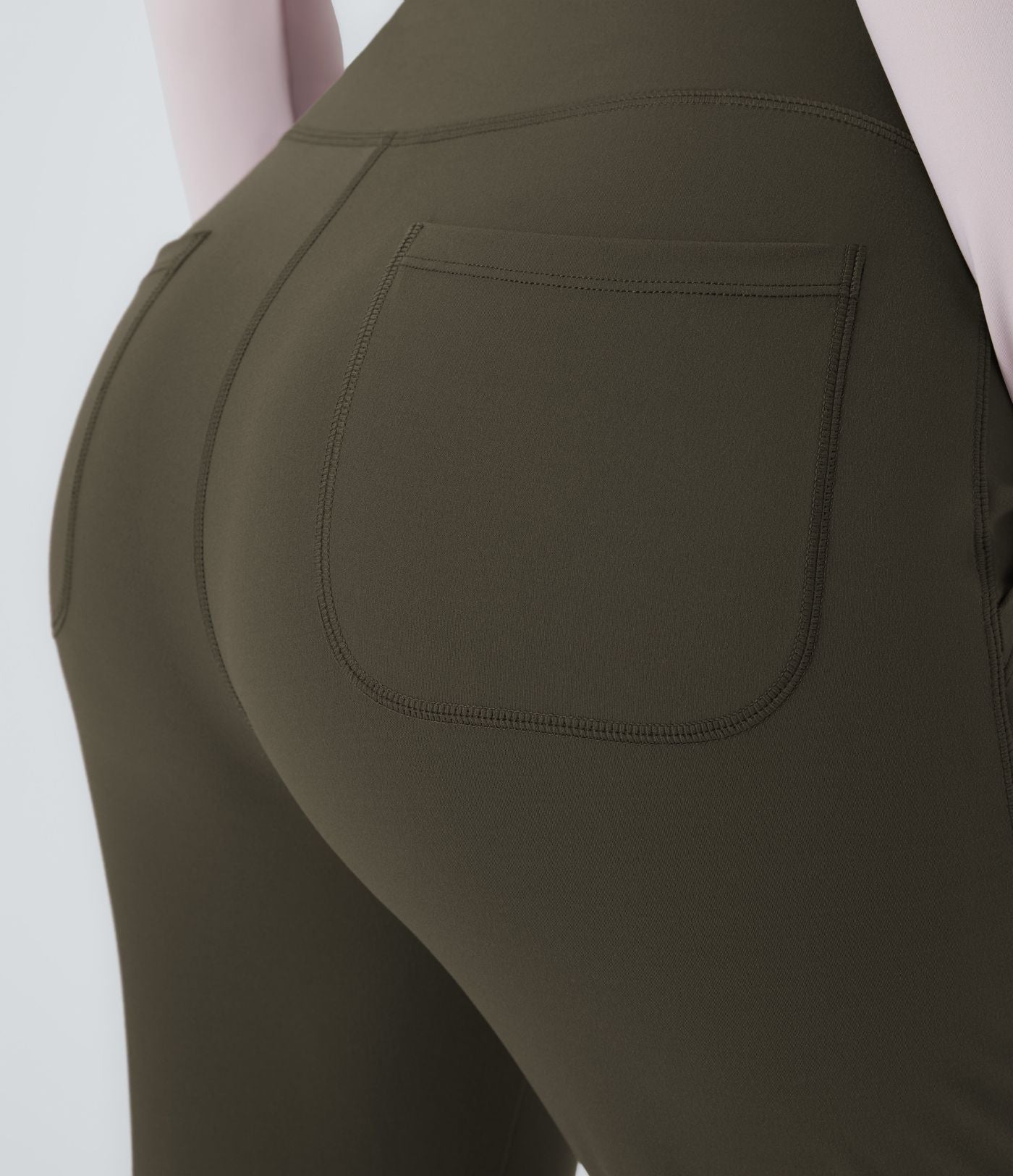 Legging évasé uni taille haute DayStretch avec poches
