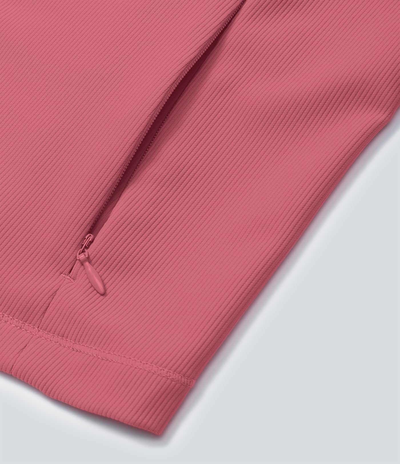 Patitoff™ Flow Veste Casual Courte à Col Montant Résistante aux Poils d'Animaux avec Fermeture Éclair Poches Latérales et Trou pour le Pouce