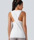 Débardeur de sport yoga dos nageur croisé effet frais InstantCool séchage rapide sans manches, protection solaire UPF50+