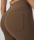 Legging yoga évasé taille haute DayStretch avec poches