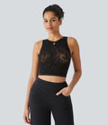 Débardeur court avec découpes sans couture OneForm Seamless Flow