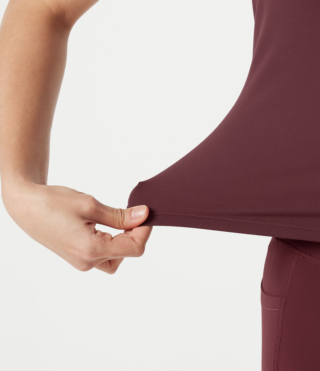 Débardeur de yoga SoftlyZero™ Plush col V dos en Y brassière intégrée