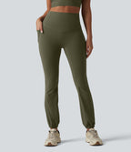 Halara Ultrasculpt™ Jogging yoga bouffant taille haute ventre plat avec poches