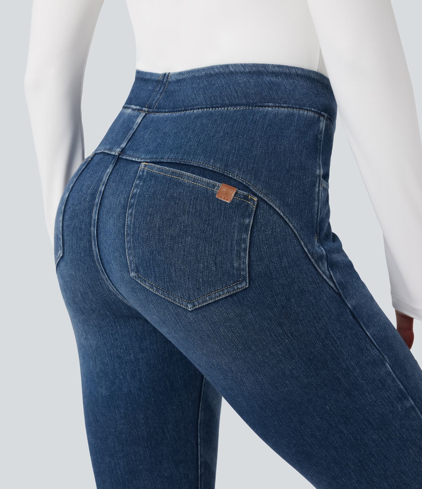 Legging denim Halara Flex™ taille haute avec poches