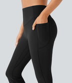 Pantalon de yoga à coupe bootcut gainant galbant taille haute avec effet scrunch et poches Halara UltraSculpt™