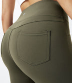 Legging yoga évasé taille haute DayStretch avec poches