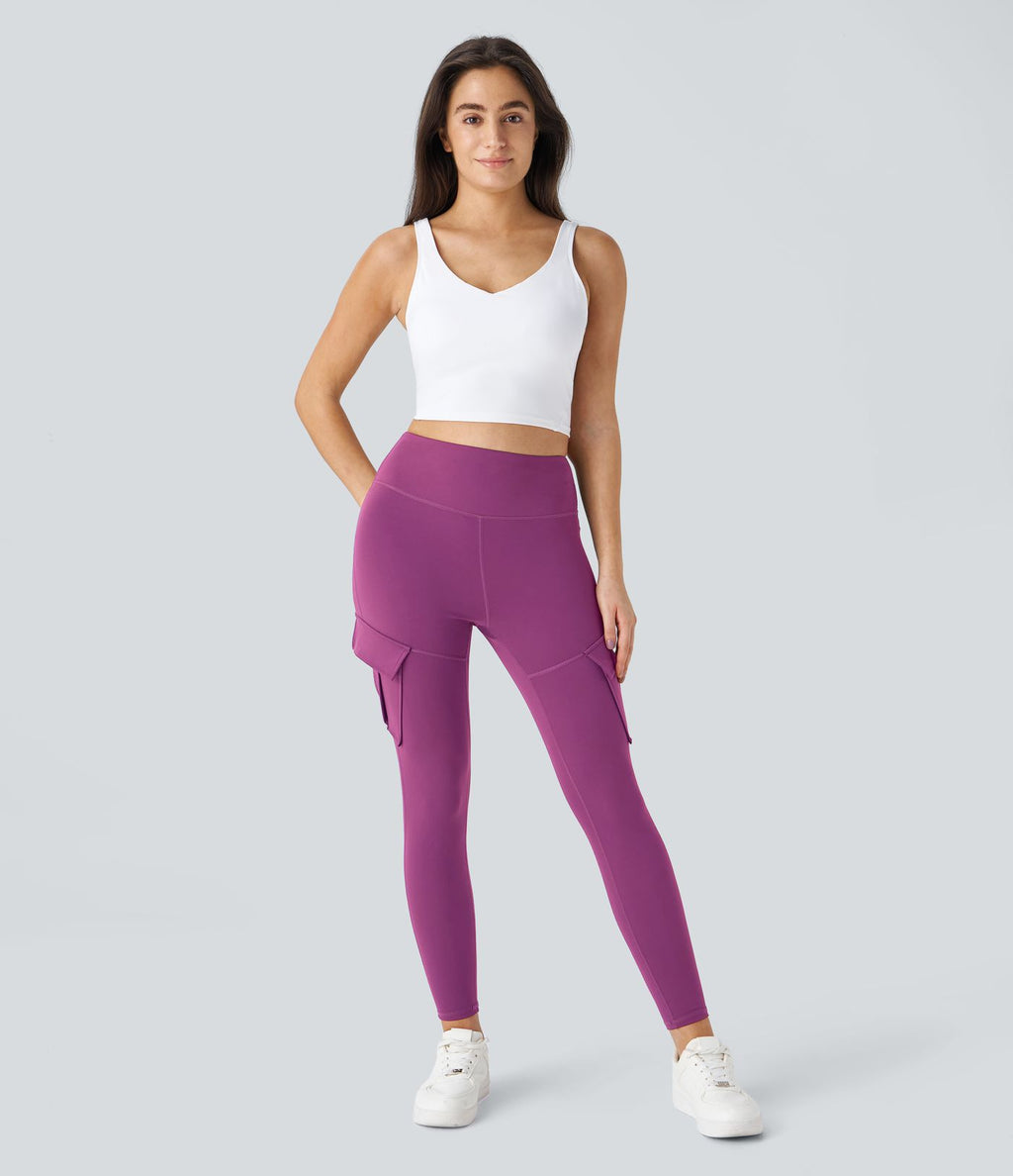 Legging yoga ajusté cargo taille haute DayStretch avec poches